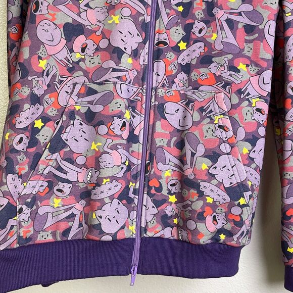 Gilf Gavin X ByBimsee Purple Full Zip Cat Hoodie Gavin South AOP Men Large - Picture 6 of 9